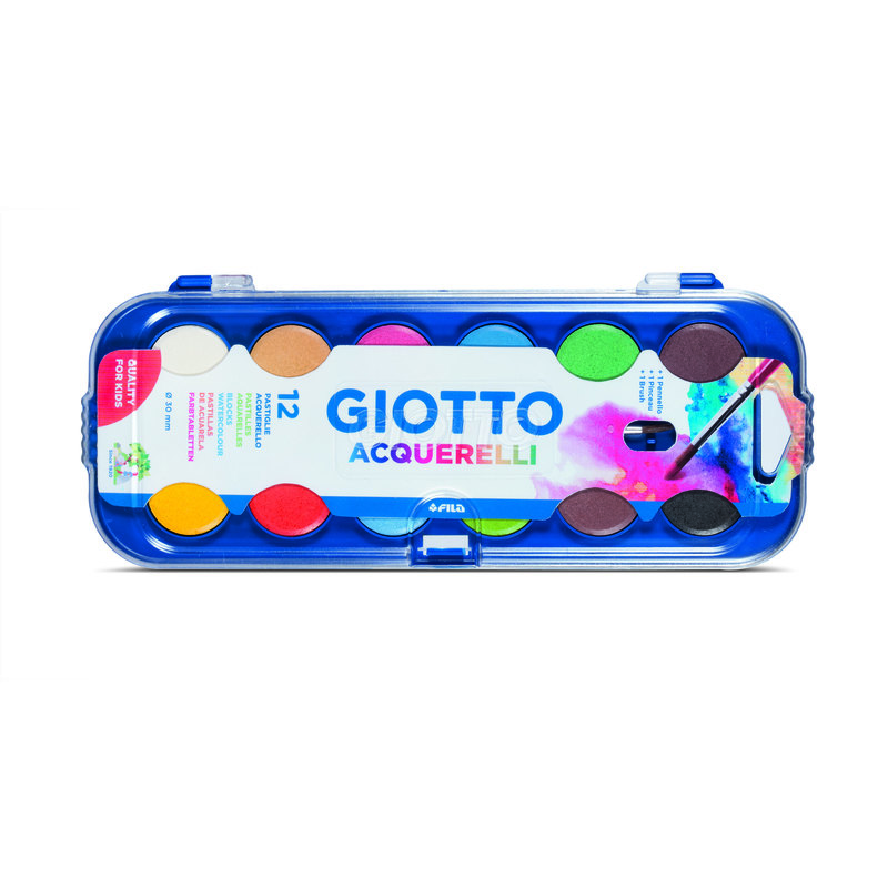 Acuarela Giotto con Pincel Estuche de 12