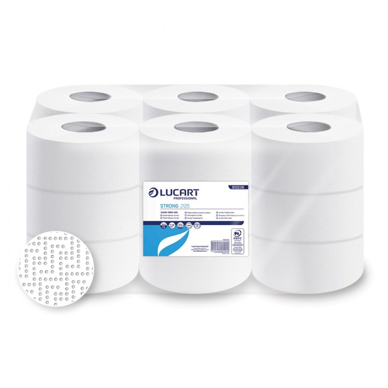 Papel Higiénico Strong 2 Capas 8.87x125m (Pack de 18 Und)