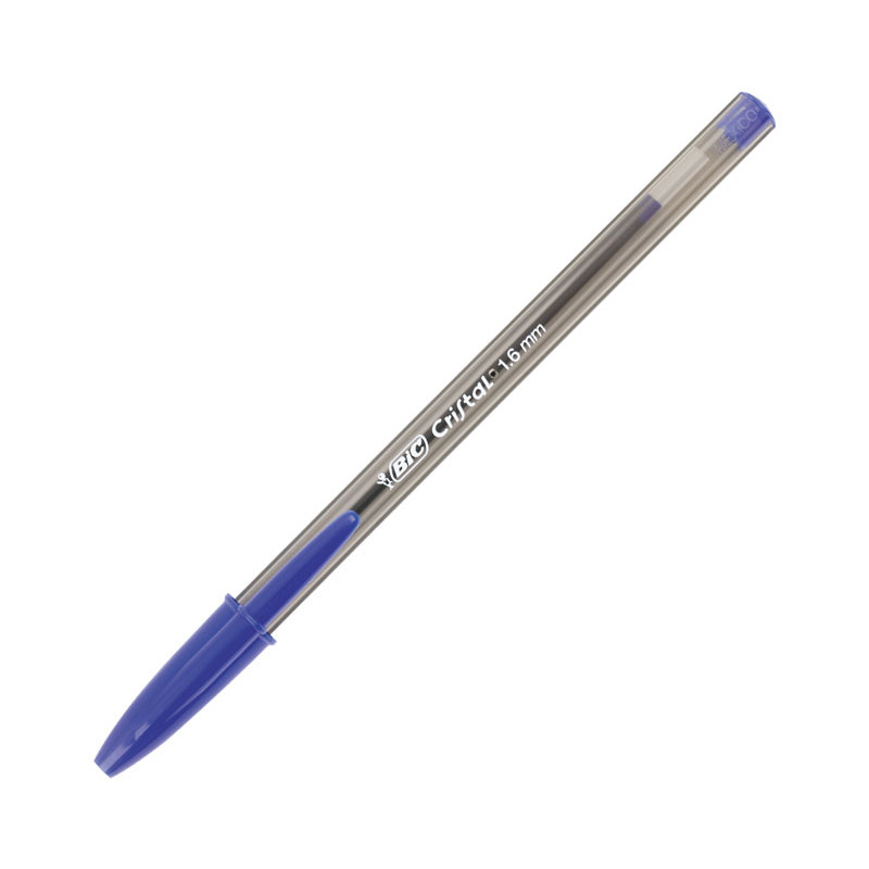 Bolígrafo Bic Cristal Large Azul 1,60 mm Base Aceite