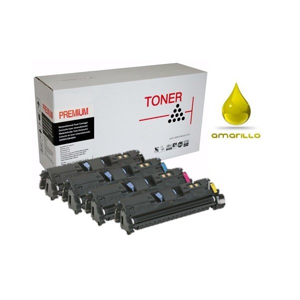 Tóner compatible con BROTHER TN230Y 1400 páginas amarillo