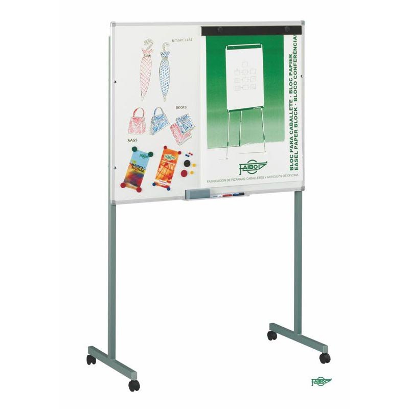 Pizarra acero vitrificado blanco Faibo