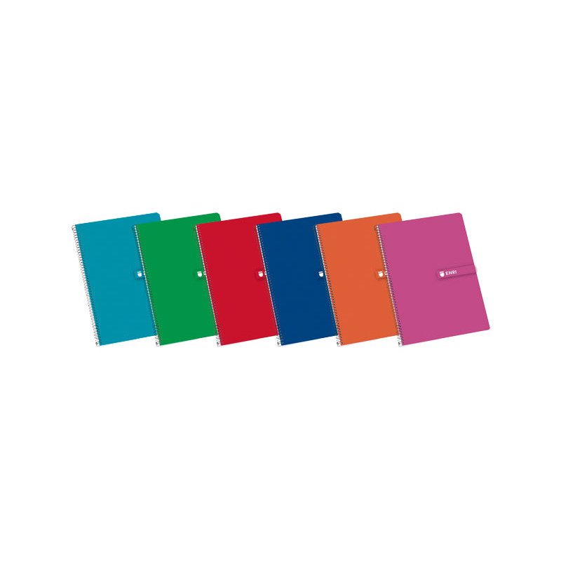 Cuaderno Enri Cuarto Espiral Tapa Dura Horizontal (80 hojas)